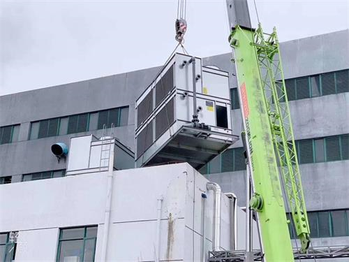 圓形逆流式冷卻塔的工作過程