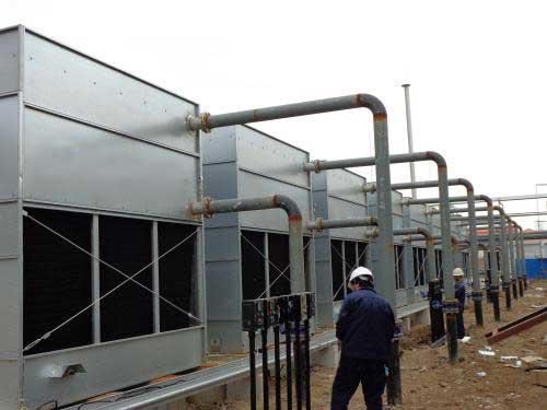 玻璃鋼冷卻塔產(chǎn)生大的振動聲響減小方法介紹(玻璃鋼