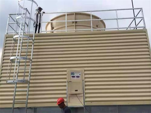 逆流冷卻塔旋轉(zhuǎn)管式配水系統(tǒng)運行流程(冷卻塔橫流與