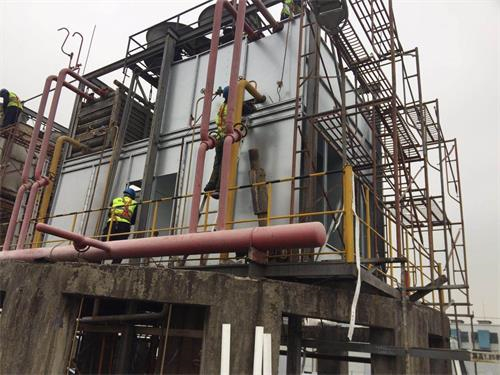 圓形逆流式冷卻塔的工作過(guò)程