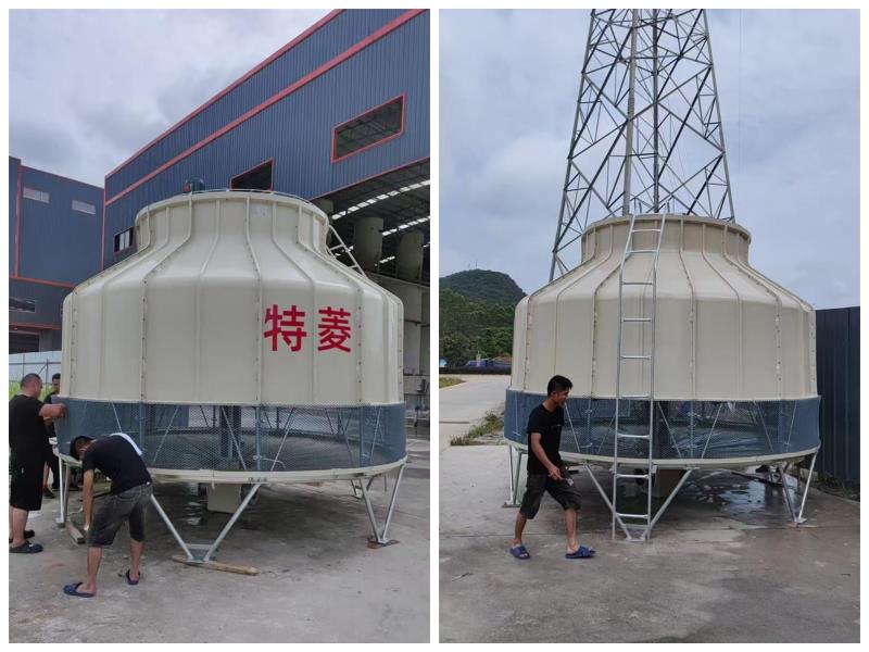 圓形逆流玻璃鋼冷卻塔選型參數(shù)表